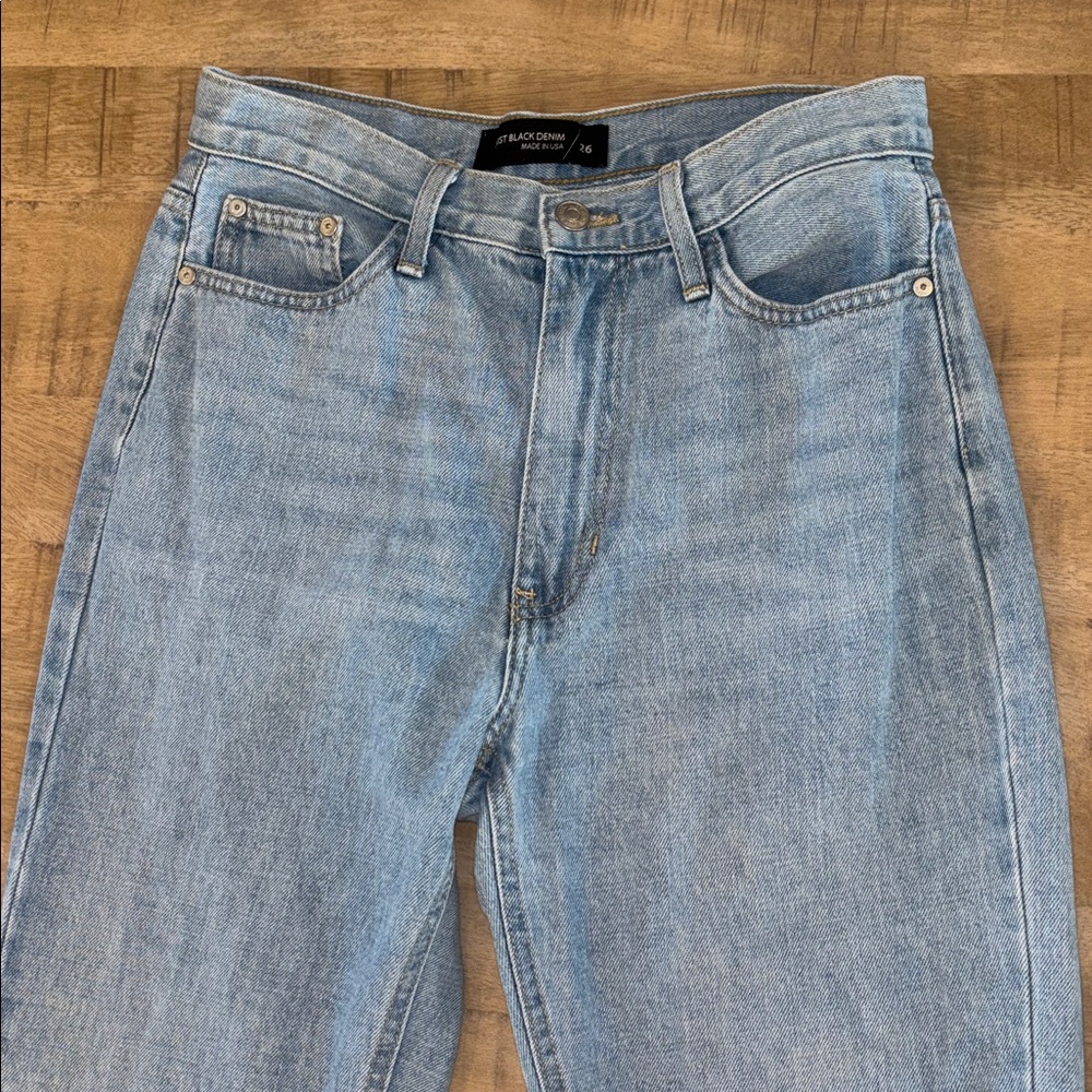 Just Black Denim Jeans Size 26 - Picture 2 of 7
